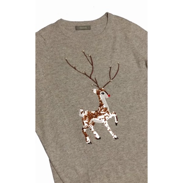 Rénszarvasos pulcsi (S)