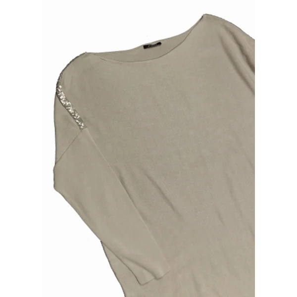 Szürke flitteres Promod pulcsi (L)