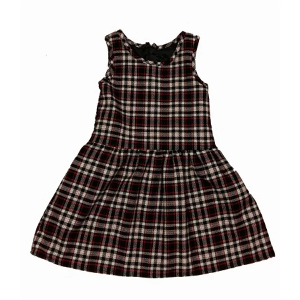 Piros-fekete kockás ruha (116)