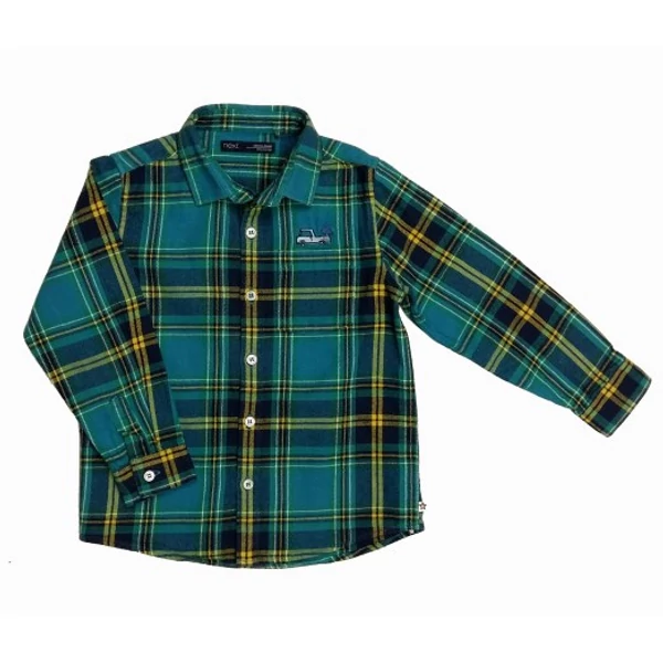 Zöld kockás flaneling (104)