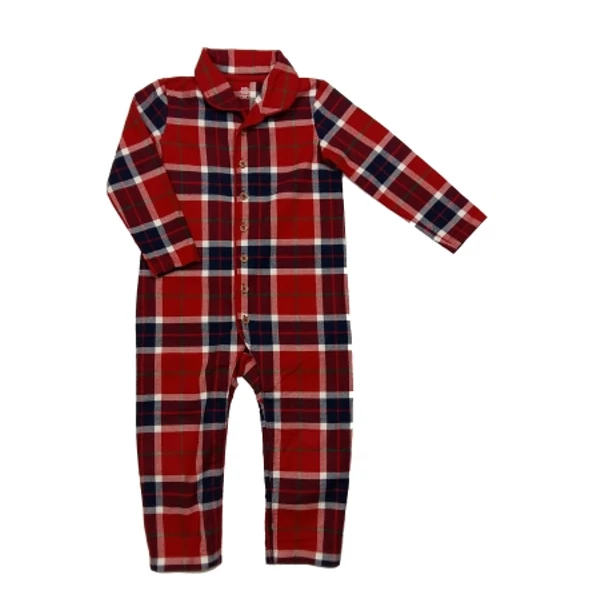 Piros-kék kockás pizsirugi (98)