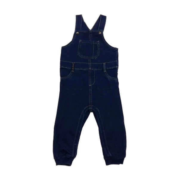 Farmerszínű kantáros nadrág (80)