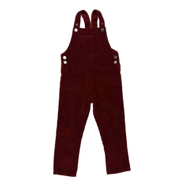 Bordó kord kantáros nadrág (98)