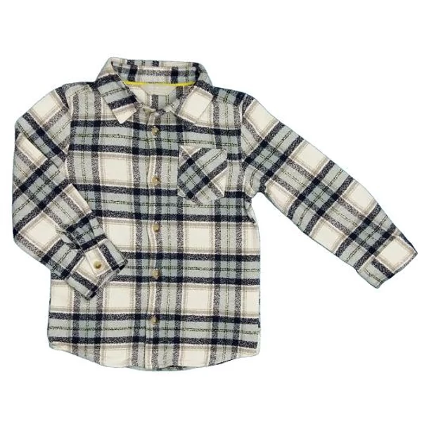 Kék-szürke kockás ing (98)