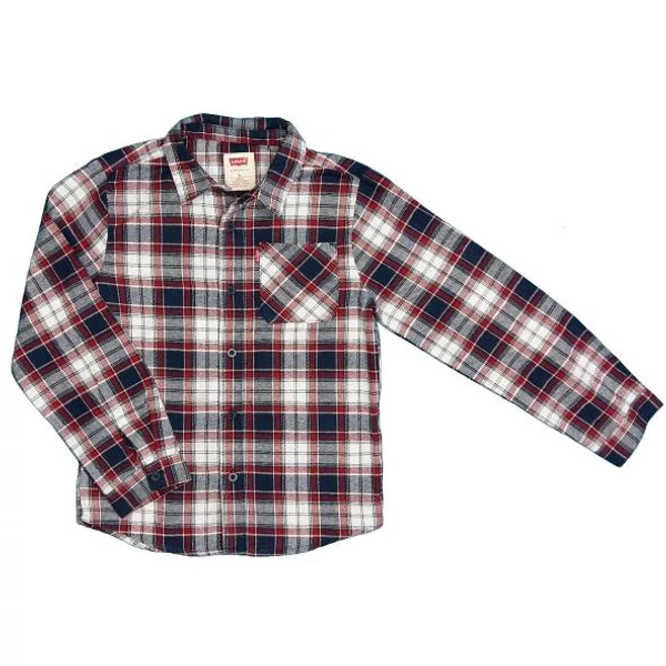 Kék-piros kockás Levi's flaneling (128)