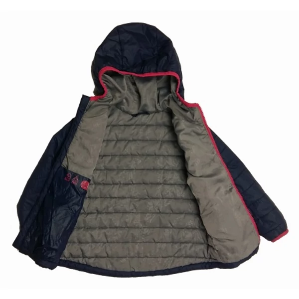 Sötétkék-pink átmeneti kabát (110)