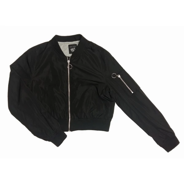 Fekete átmeneti kabát (158)