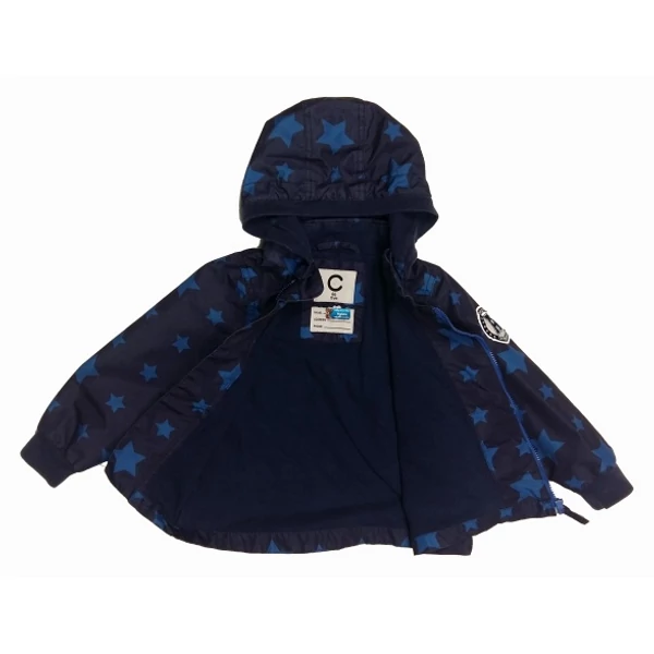 Sötétkék csillagos átmeneti kabát (86)