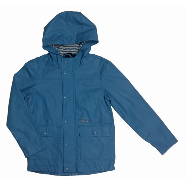 Kék csíkos átmeneti kabát (140)