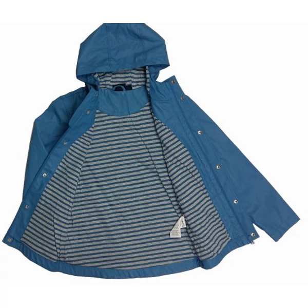 Kék csíkos átmeneti kabát (140)