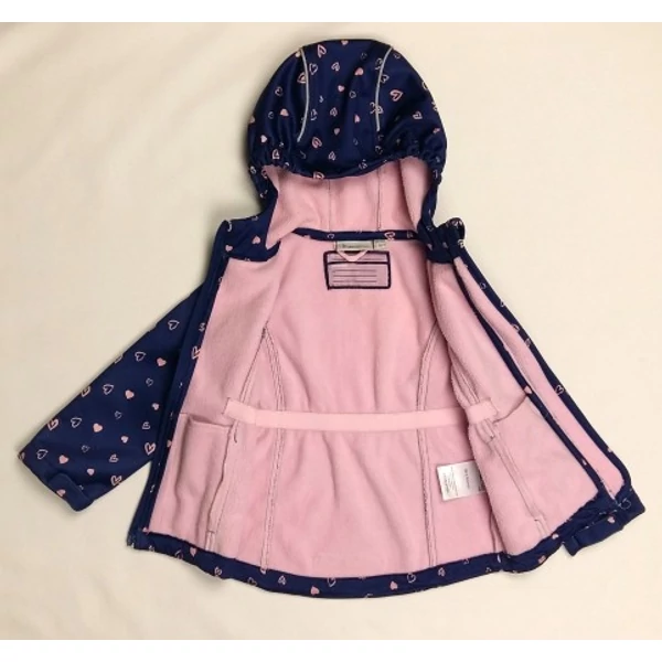 Kék-rózsaszín szives átmeneti kabát (92)