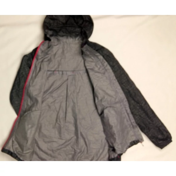 Szürke-pink átmeneti/eső kabát (170)