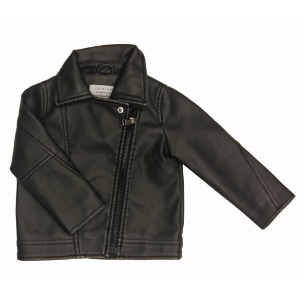 Fekete műbőr dzseki (86)