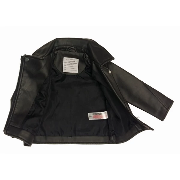 Fekete műbőr dzseki (86)