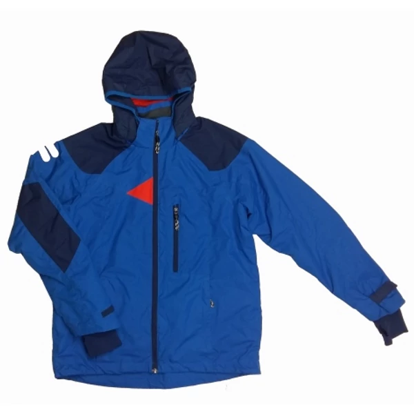 Kék-piros átmeneti kabát (164)