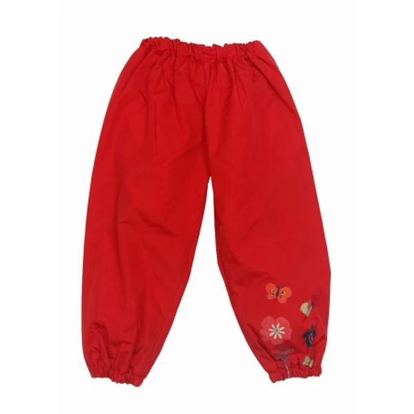 Piros virágos esőnadrág (104)