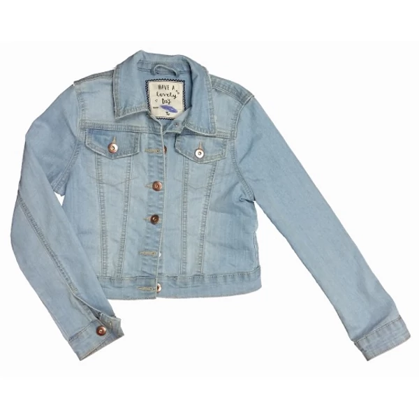 Világoskék farmerkabát (140)