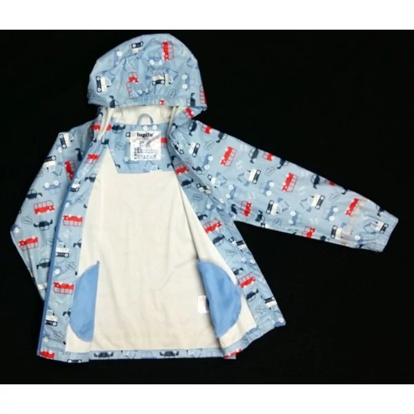 Kék járműves átmeneti/esőkabát (116)