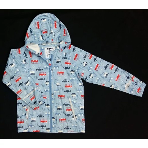 Kék járműves átmeneti/esőkabát (128)