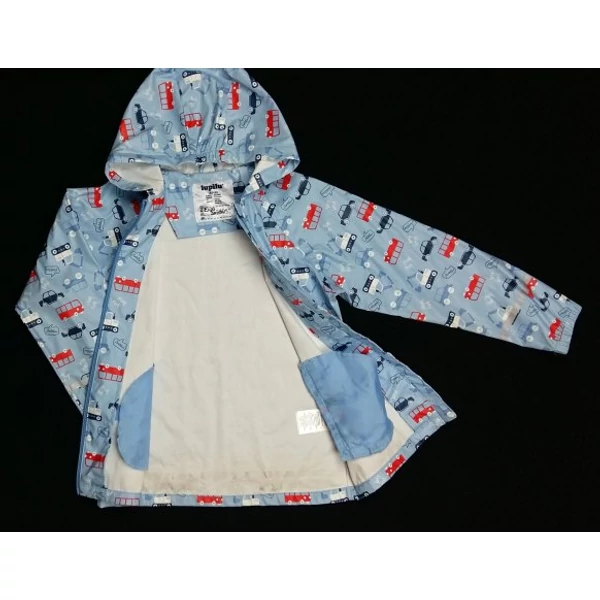 Kék járműves átmeneti/esőkabát (128)