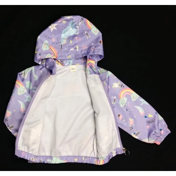 Lila unicornis átmeneti kabát (92)