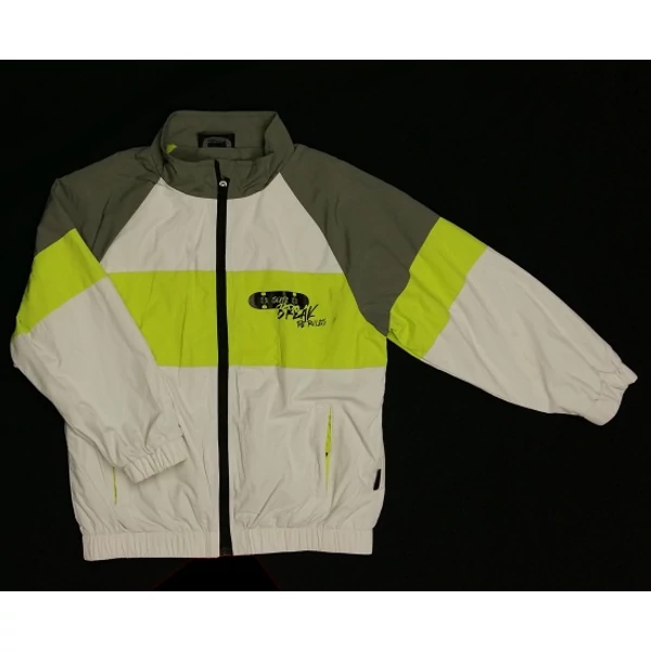 Zöld-szürke átmeneti kabát (140)