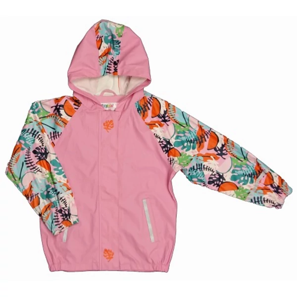 Pink leveles átmeneti kabát (128)