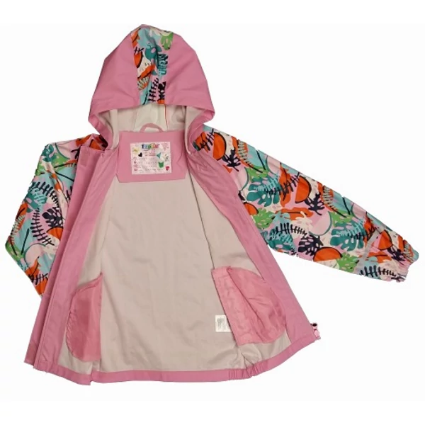 Pink leveles átmeneti kabát (128)