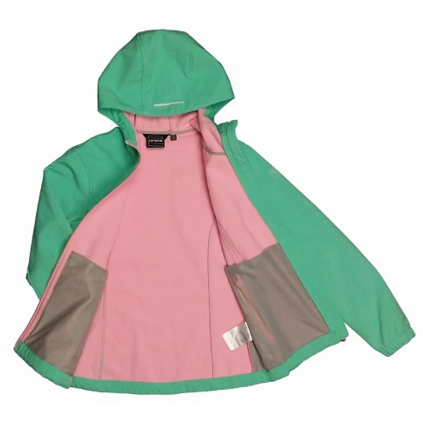 Zöld-pink átmeneti kabát (152)