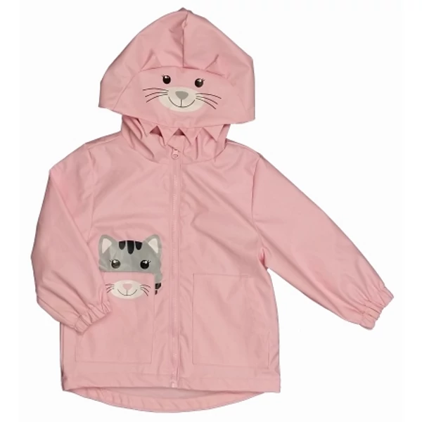 Pink cicás átmeneti kabát (98)