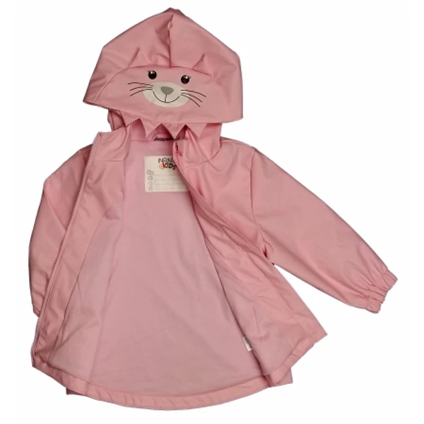 Pink cicás átmeneti kabát (98)