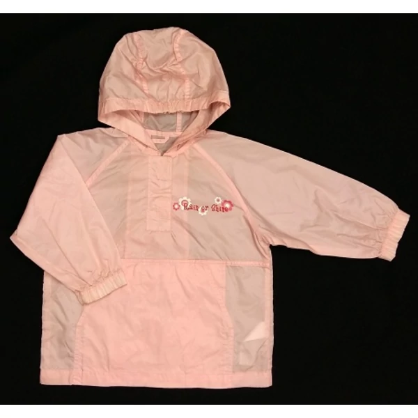 Rózsaszín esernyős kislányos átmeneti/eső kabát (92)