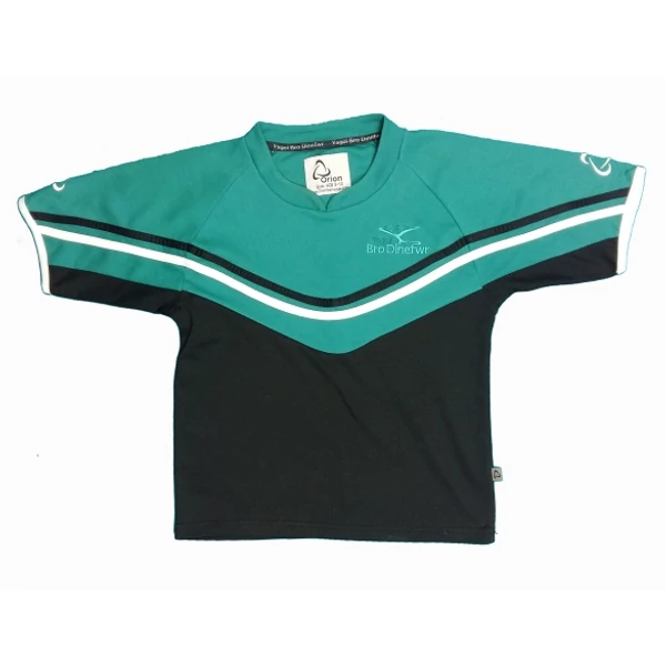 Fekete-zöld sportpóló (140)