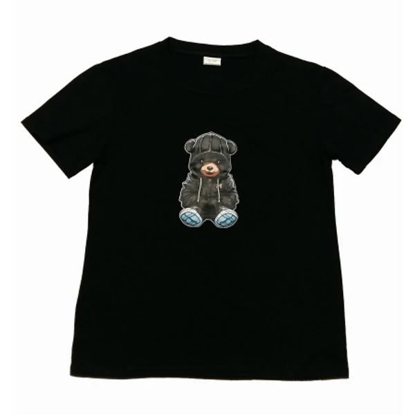 Fekete macis póló (164)