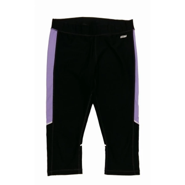 Fekete-lila 3/4-es sportleg (S)