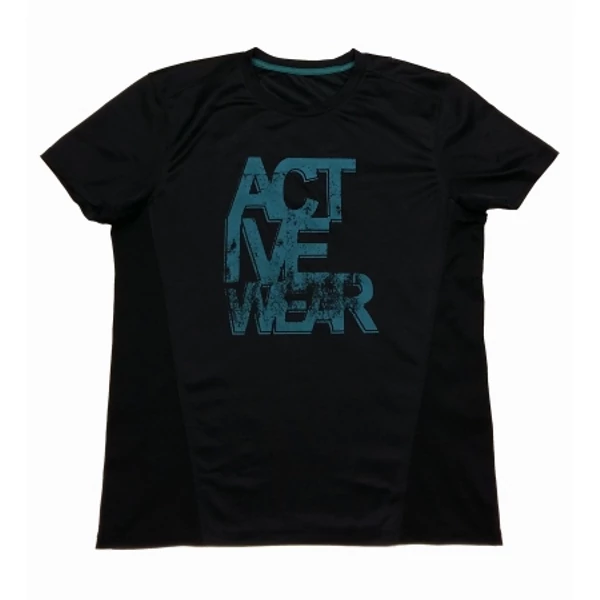 Fekete Active Wear sportpóló (M)