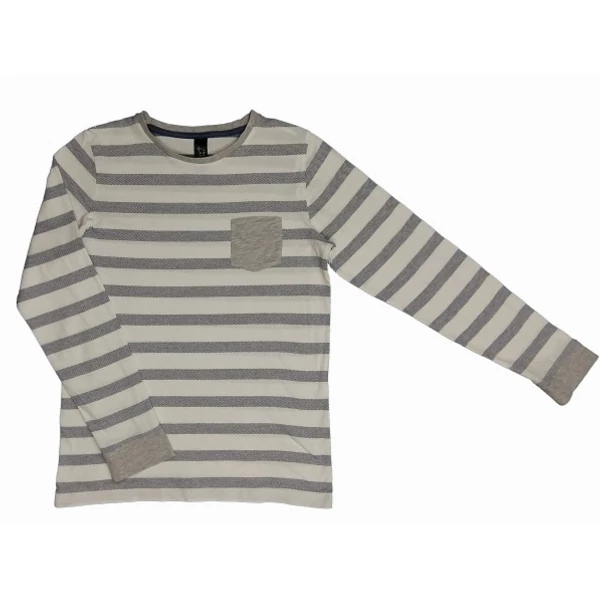 Szürke csíkos póló (158)