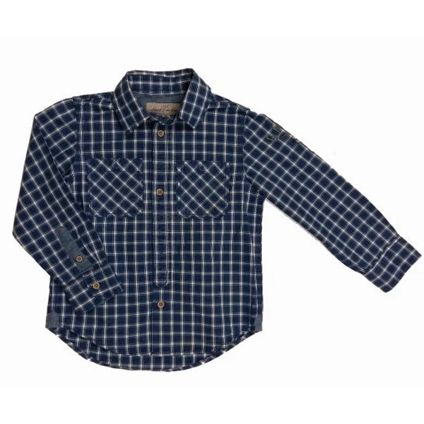 Kék kockás ing (110)