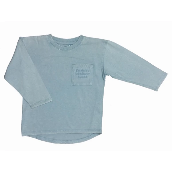 Kék zsebes póló (98)