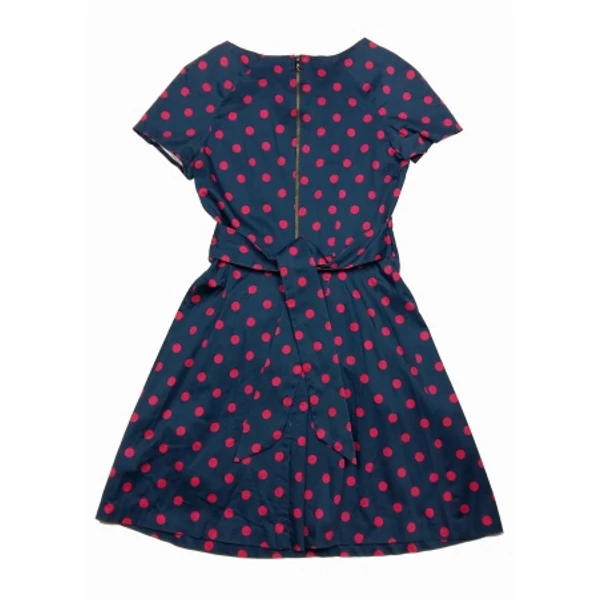 Kék-pink pöttyös ruha (38)