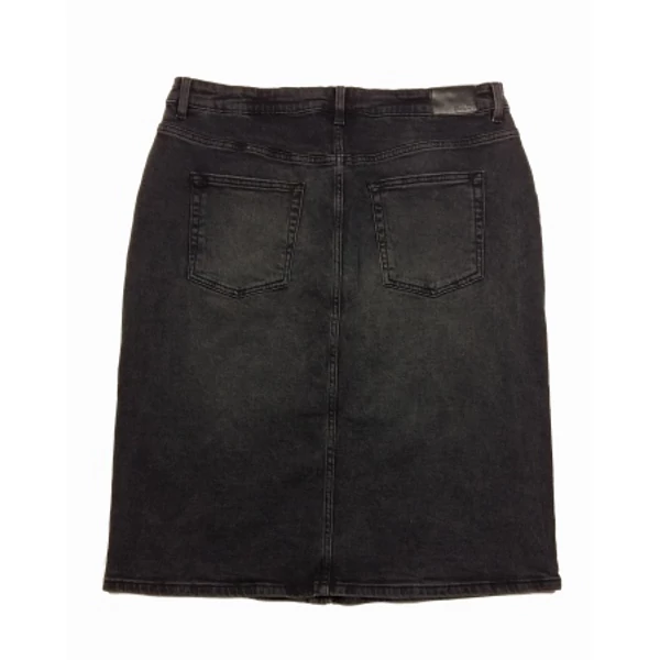 Fekete elasztikus farmerszoknya (46)