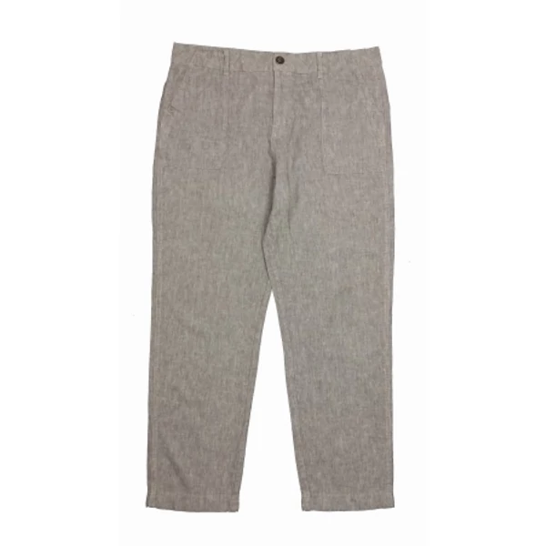 Szürke zsebes lennadrág (42)