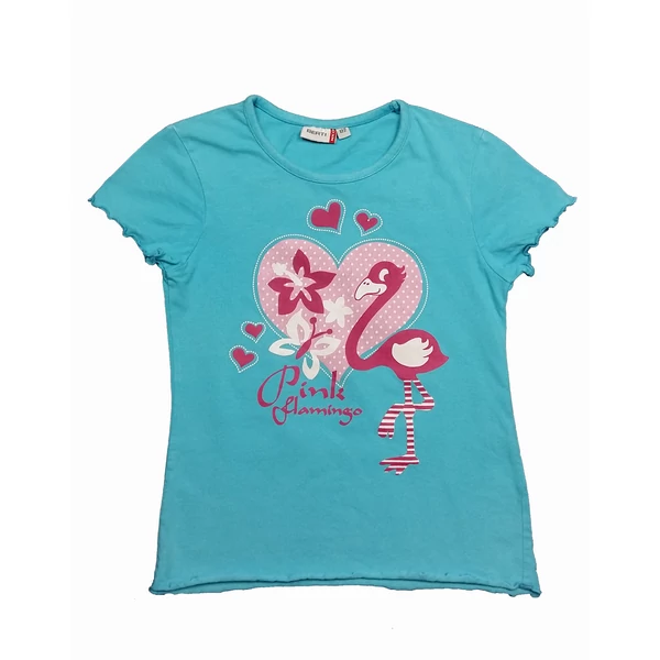 Kék flamingós póló (122)