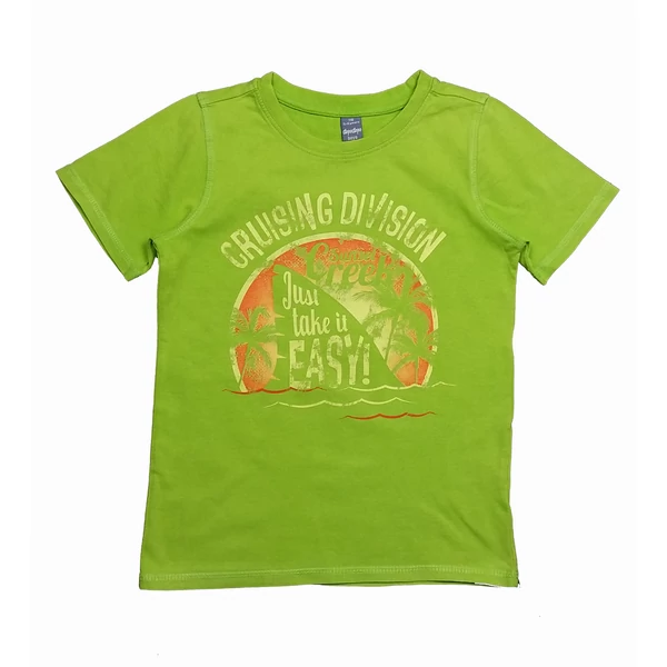 Zöld mintás póló (116)