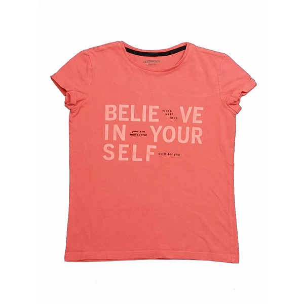 Korall írásos póló (152)