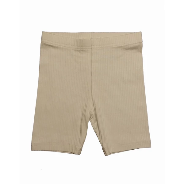 Bézs bordás short (104)
