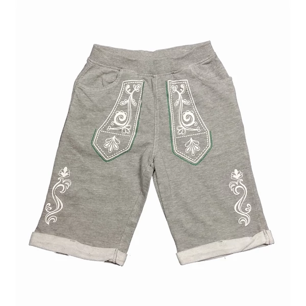 Szürke mintás short (128)